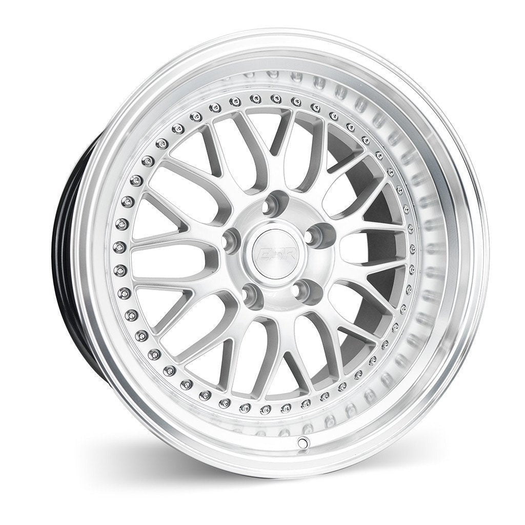 ESR Wheels SR01 Hypersilver w/ Machined Lip 19x9.5 | 5x120 (99552035 SR01HS-ML)