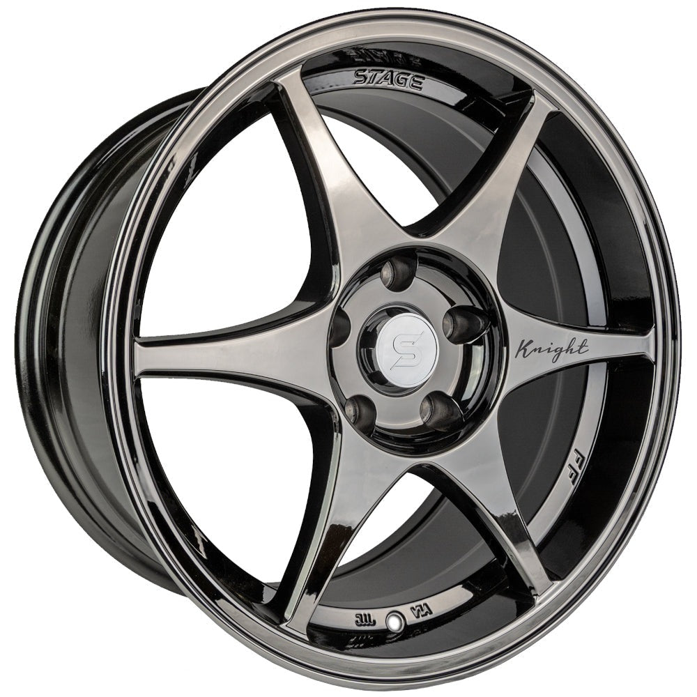 Stage Wheels Knight Black Chrome 17x8 | 5x120 (KNI2210623)