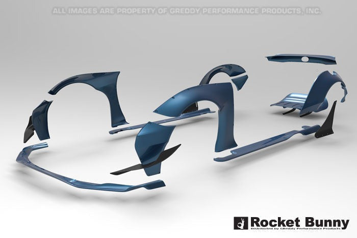 GReddy Rocket Bunny Front Lip | 2015-2025 Lexus RC F (17010261)