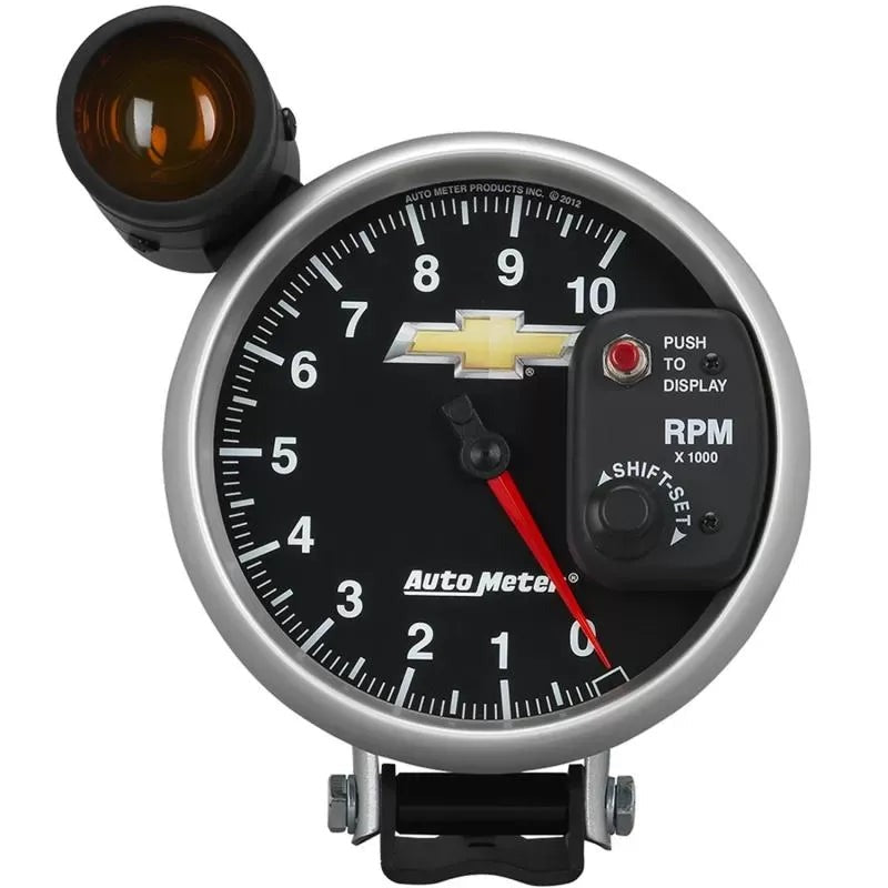 Autometer 5" 0-10000 RPM Tachometer Gauge Pedestal W/ EXT. SHIFT-LITE | Universal (880445)