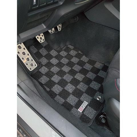 P2M Front + Rear Race Floor Mats - Dark Grey | 2022+ Subaru WRX (P2-CPTVBFFRDG-TP)