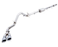 AWE 0FG Catback Dual Side Exit Exhaust for 4th Gen Silverado/Sierra 1500 5.3L (Flat Bumper) - Chrome Silver Tips (3015-22207)