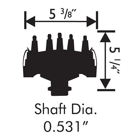 MSD Crank Trigger Distributor | 1968-1979 Ford Thunderbird, 1969-1973 Ford Mustang, and 1975-1996 Ford F-150 (8569)