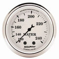 Autometer 2-1/16" 120-240 °F Water Temperature Gauge Old Tyme White | Universal (1632)