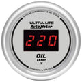Autometer 2-1/16" 0-340 °F Oil Temperature Gauge ULTRA-LITE Digital | Universal (6548)