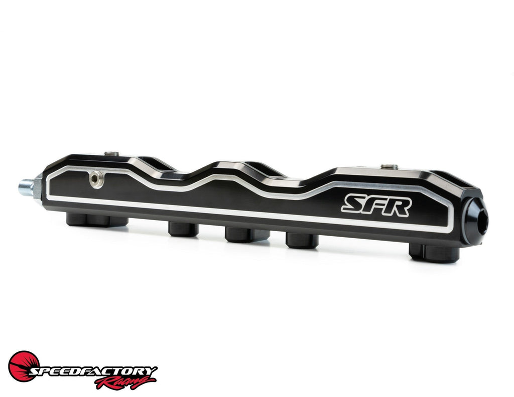 SpeedFactory Racing Billet B-Series 10AN Mega Flow Fuel Rail | 1990-2001 Acura Integra, 1999-2000 Honda Civic Si, and 1997-2000 Honda Civic Type-R (SF-02-801)