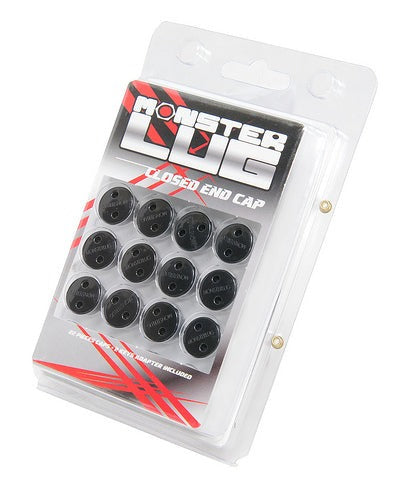 Muteki MonsterLug Nut Cap - Black | Universal 14x1.50 (33007B)