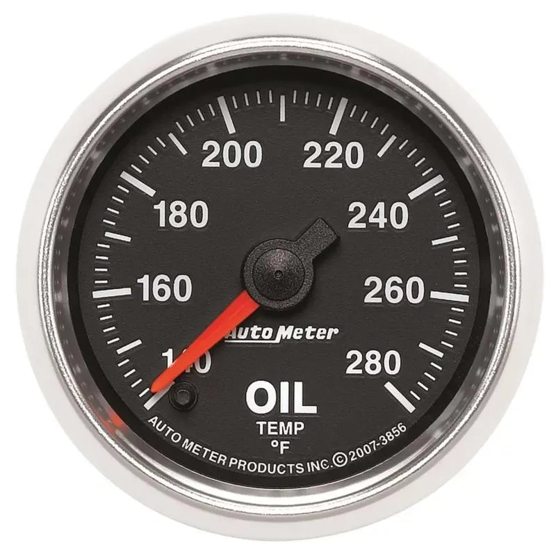 Autometer 2-1/16" 140-280 °F Oil Temperature Gauge GS | Universal (3856)