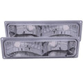 ANZO Chrome Euro Parking/Signal Lights | 1992-1999 Chevrolet Suburban, 1992-1994 Chevrolet Blazer, and 1992-1999 GMC Yukon (511032)