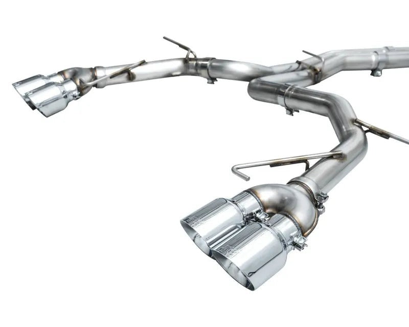 AWE Track Edition Exhaust for Audi C8 S6/S7 - Chrome Silver Tips (3020-42101)