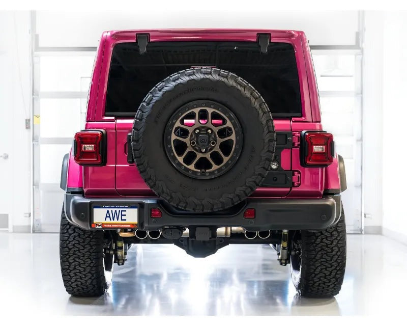 AWE Tuning SwitchPath Exhaust | 3" Diameter | No Tips for Jeep Wrangle 392 (3025-41392)