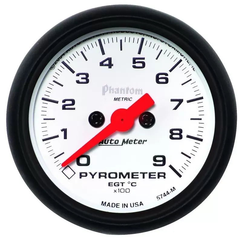 Autometer 2-1/16" 0-900 °C Pyrometer EGT Gauge Phantom | Universal (5744-M)