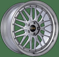 BBS Wheels LM Diamond Silver w/ Diamond Cut Machined Lip 19x10 | 5x114.3 (LM119HDSPK)