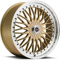 Spec-1 Wheels SP-3 Gold w/ Machined Lip 20x7.5 | 5x100/5x114.3 (SP3S-2075938GML)