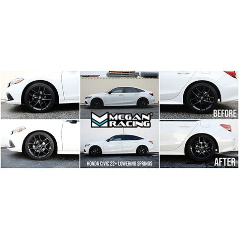 Megan Racing Lowering Springs | 2022+ Honda Civic Base/Si (MR-LS-HC22)