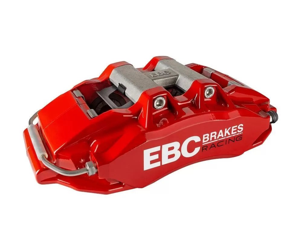 EBC Brakes Racing Red Apollo-6 Calipers 380mm Front Big Brake Kit | 2017-2021 Honda Civic Type-R (BBK037RED-1)