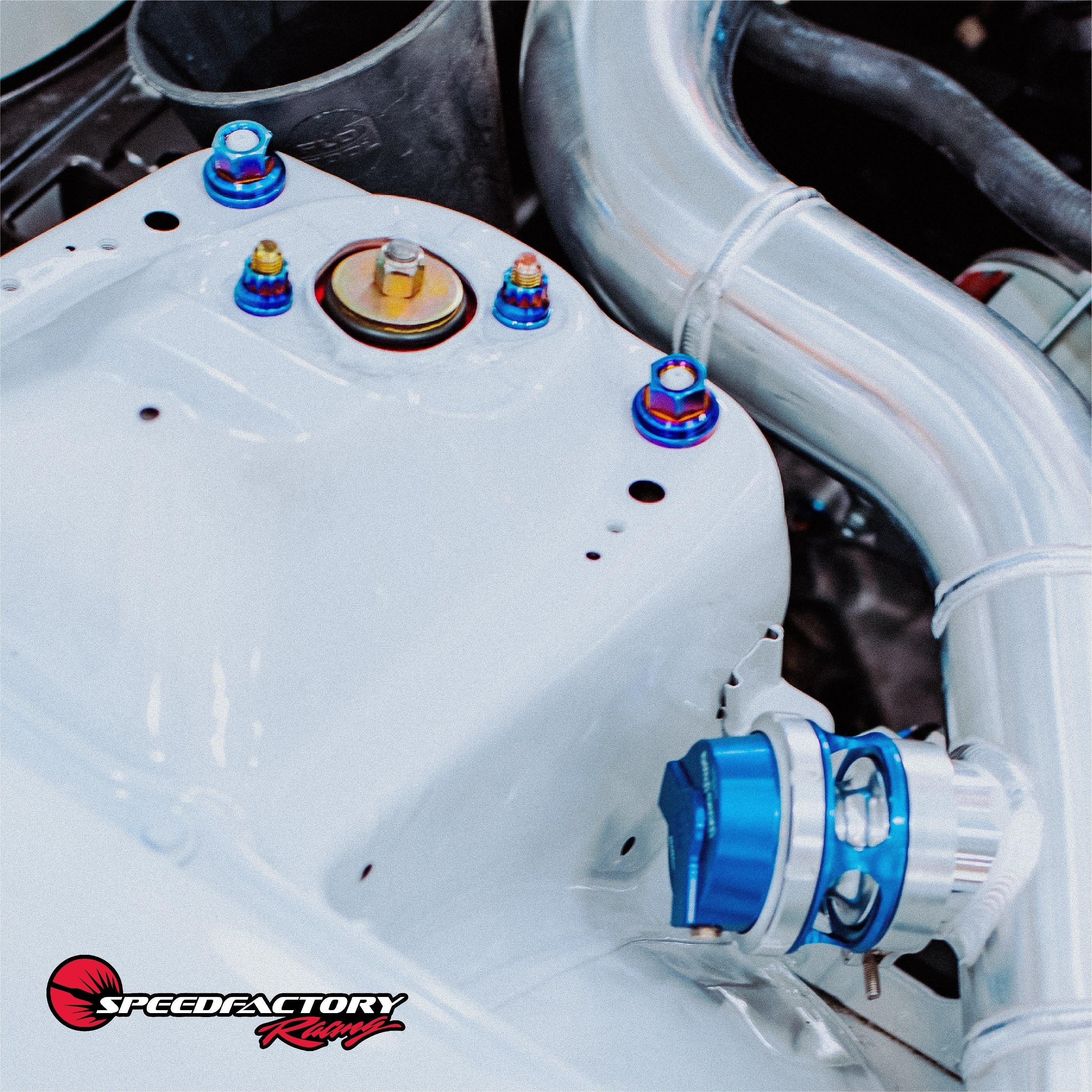 SpeedFactory Racing Titanium Front Upper Control Arm Hardware Kit | 1988-1995 Honda Civic, and 1990-2001 Acura Integra (SF-02-075-UCA)