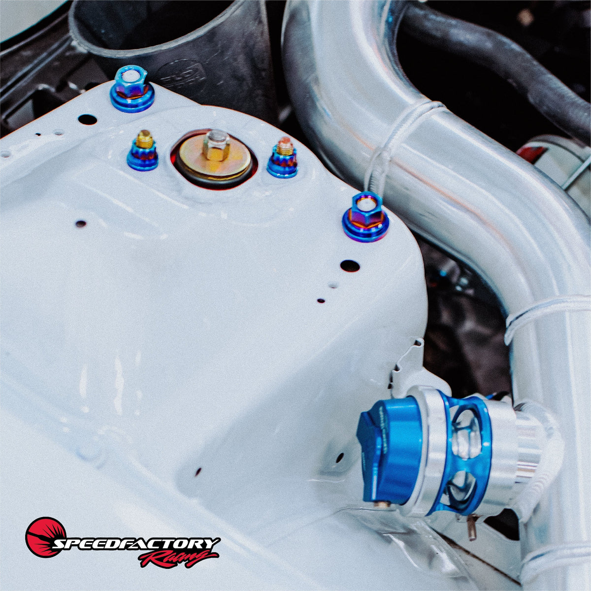 SpeedFactory Racing Titanium Front Upper Control Arm Hardware Kit | 1988-1995 Honda Civic, and 1990-2001 Acura Integra (SF-02-075-UCA)