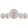 Autometer 3-1/8" & 2-1/16" Mechanical Speedometer WTMP & OILP 5-Piece Gauge Kit Arctic White | Universal (1311)